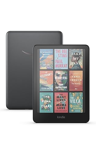 Amazon Kindle Colorsoft Signature Edition 32GB (newest model) – With color display, auto-adjusting front light, wireless charging, and long battery life - Metallic Black + 3 months of Kindle Unlimited (with auto-renewal) - With 3 months of Kindle Unlimited