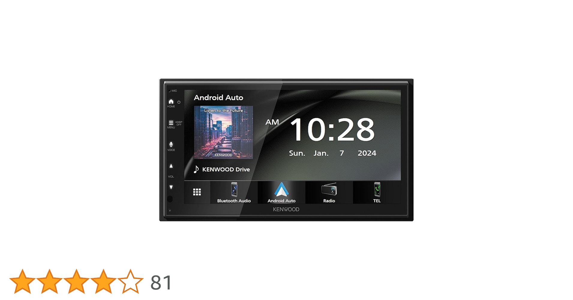 KENWOOD ディスプレイオーディオ Android Auto Amazon | ケンウッド(Kenwood) ディスプレイオーディオ 7インチ