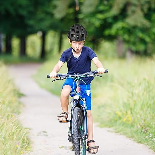 Miniatura 7 de Casco de bicicleta para niños, casco de bicicleta para niños y niñas de 8 años en adelante, con visera fresca, casco de bicicleta para niños, casco