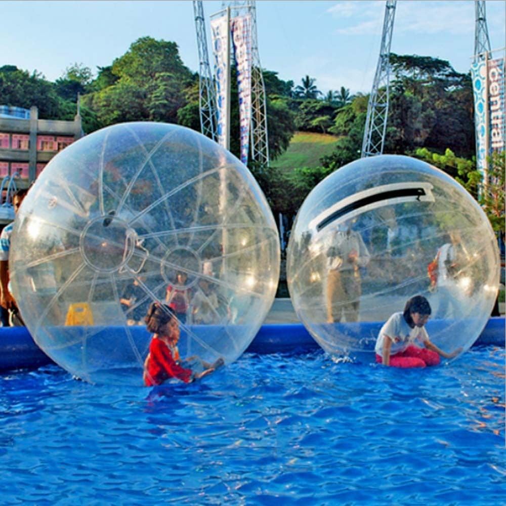 Aufblasbarer Wasserball, 2,7 m, PVC-beschichtetes Netzgewebe, geruchlos, verdicktes 0,55 mm Material