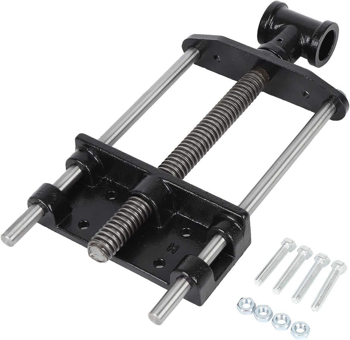 TOWAY Tornillo de Banco para Madera de Servicio Pesado 180mm 7", Abrazadera de Tornillo de Banco para Mesa de Carpintería, Herramientas de Ferretería para Banco de Trabajo para Carpinteros