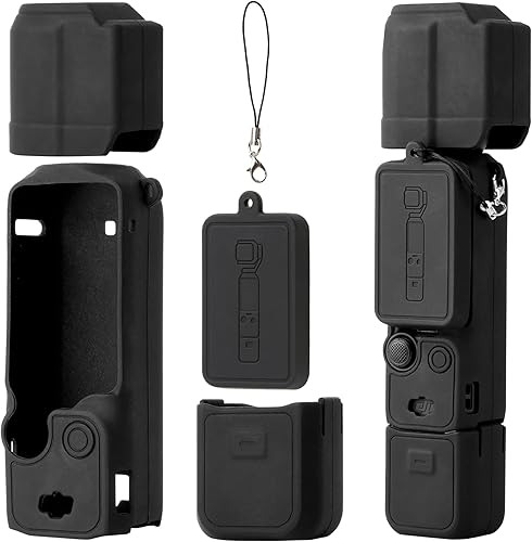Funda de silicona para osmo Pocket 3 Funda protectora para DJI Pocket 3 Protector de lente resistente a los arañazos Funda compatible con DJI OSMO
