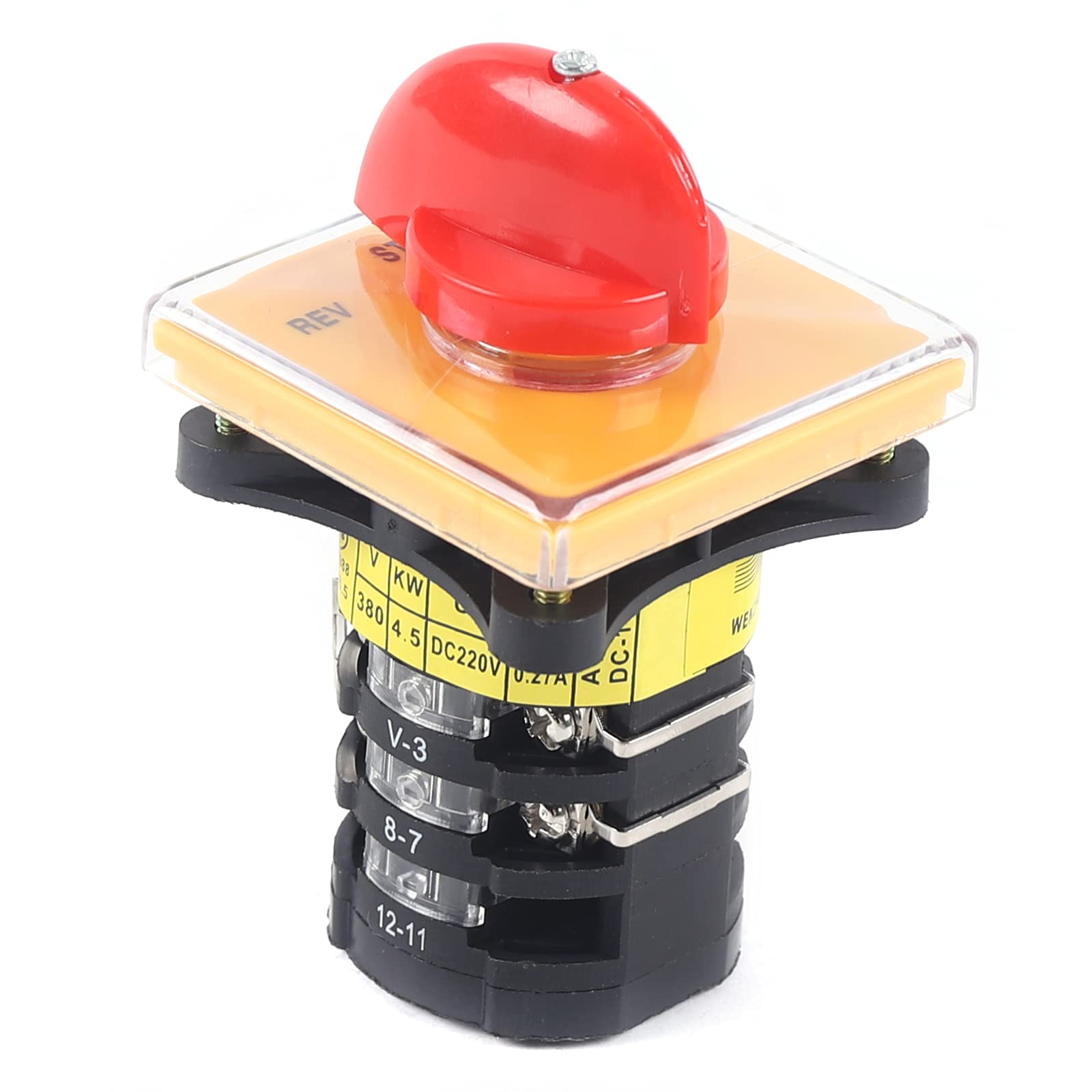 Rotary Universal Changeover Switch Selector for Milling Machine, Milling Machine Speed Control Switch, 2.52 * 2.52 * 1.65inch Milling Machine Variable Speed Control Switch