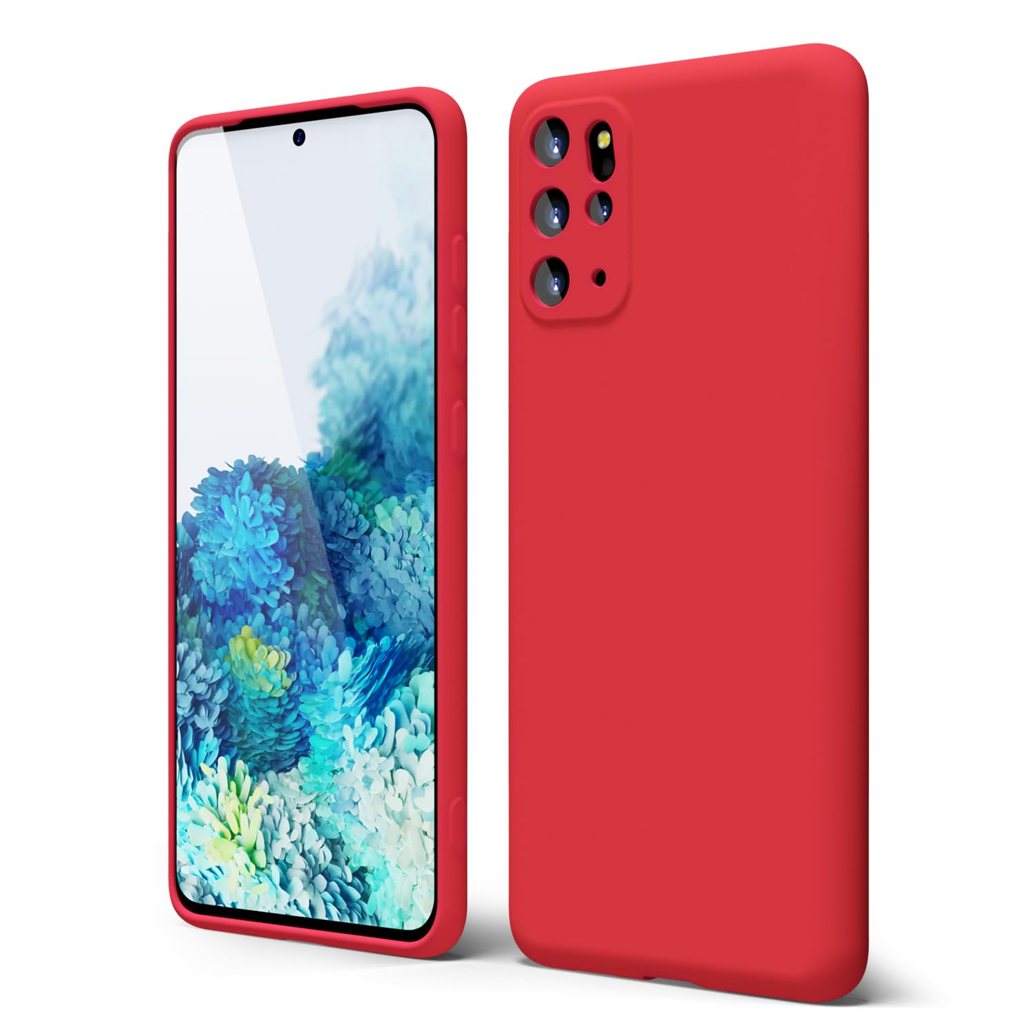 oakxco for Samsung Galaxy S24 Ultra Phone Case Liquid Silicone, Neon Bright Solid Color, Thin Slim Soft Rubber Gel Matte TPU Plain Simple Cover for Women Girl Cute, Hot Pink Fuchsia — view 39