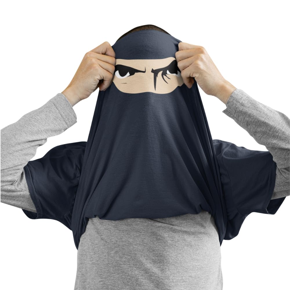 Funny Do You Want to See My Ninja Disguise Funny Flip Tee Ninja Lovers regalo per bambini adolescenti adulti unisex t-shirt