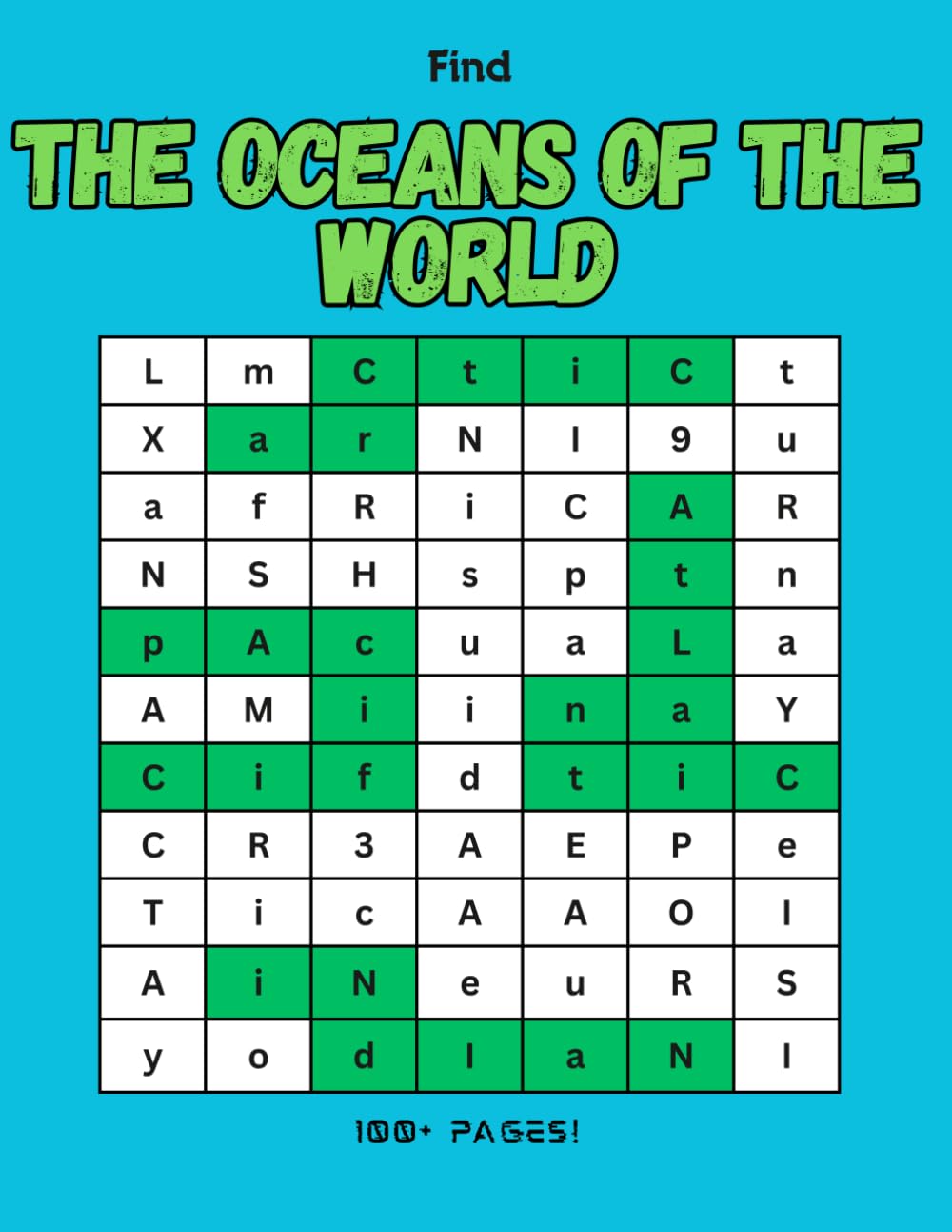 Find the oceans of the world (Hidden Words)