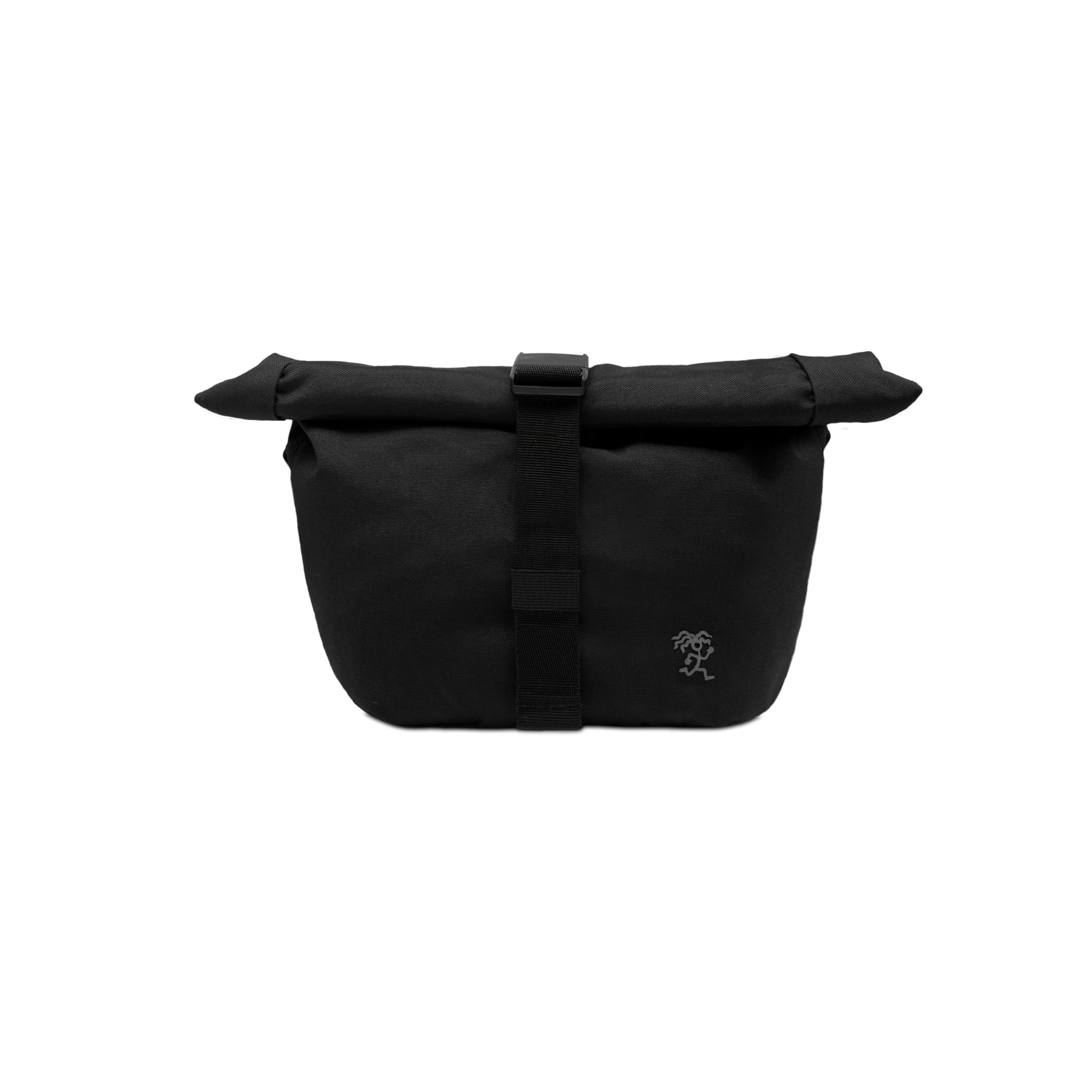 FUCHS & REBELL® Crossbody Fahrrad Tasche LUCA mit Rolltop (4,5-8L) | 3-Punkt-Gurt-System für mehr Stabilität, Robuste Magnetschnallen, Viele Fächer, Flexibles Volumen (4,5-8L)