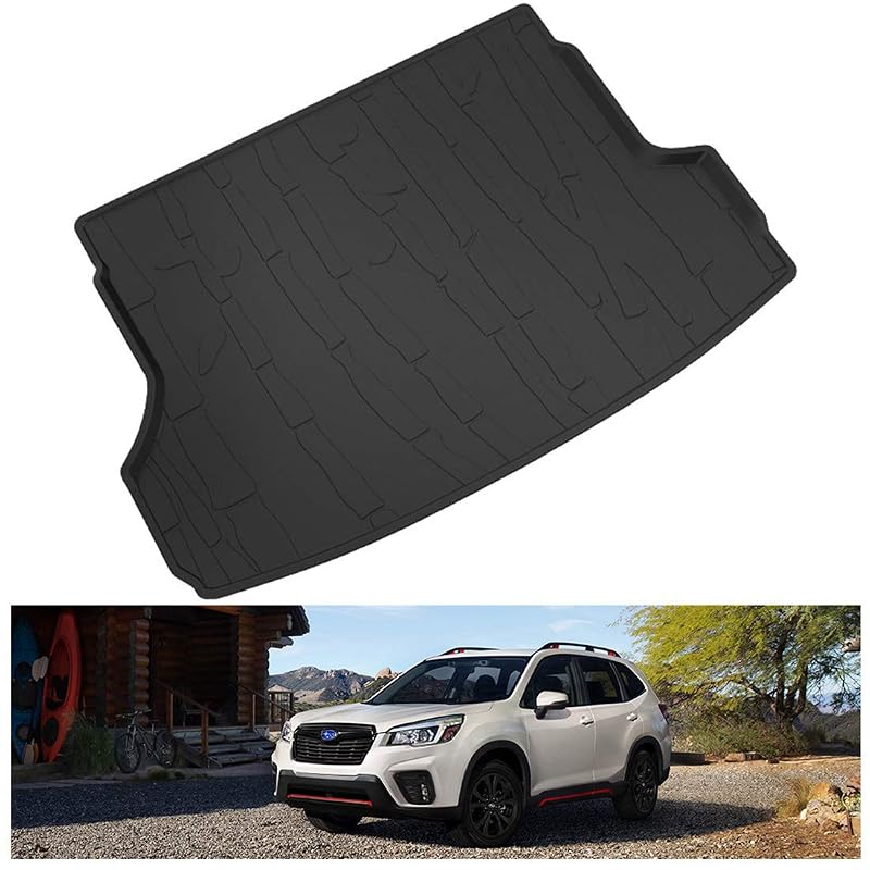 Tapete de Porta-Malas Kiwi Master para Subaru Forester 2019–2026 Não Híbrido em TPE Preto