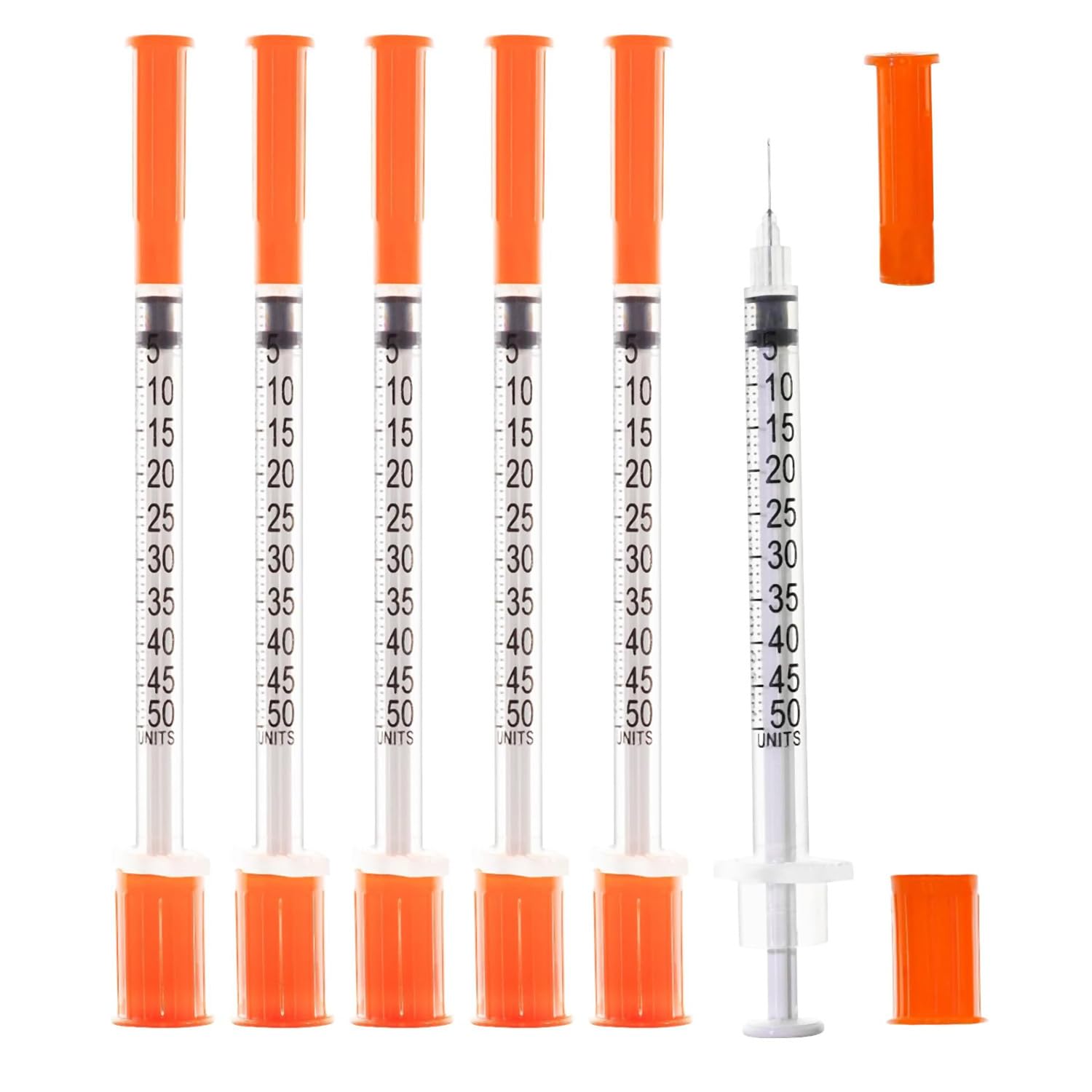 Photo 1 of 0.5ml/cc 30G 5/16 Inch , U-100 Syringes, Individual Package Pack of 30