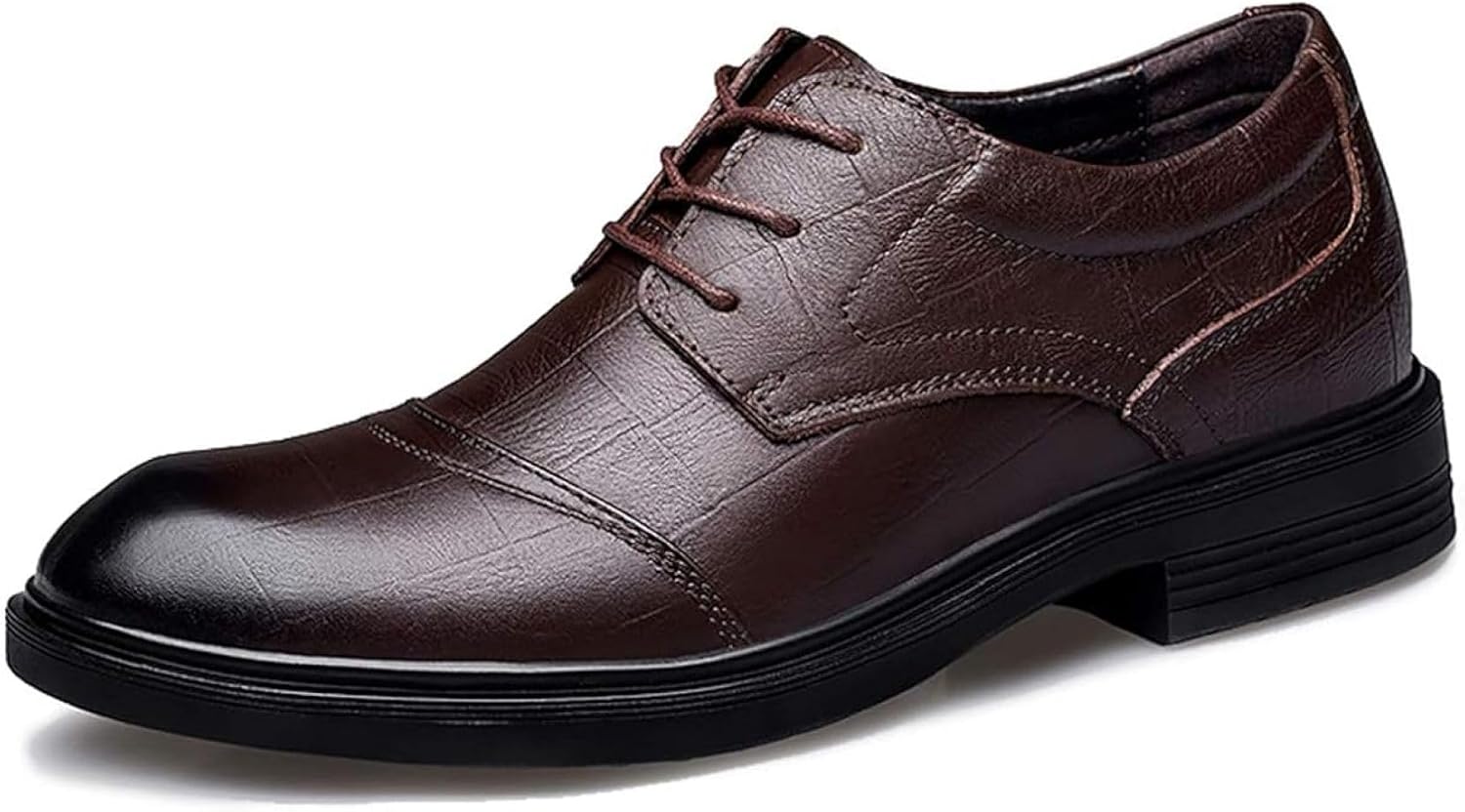 [AOBRICON] 革靴 ビジネスシューズ メンズ 本革 大きい ドレスシューズ 紳士靴 プレーントゥ フォーマル 通勤 営業マン