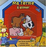  Ma ferme à animer: Une ferme-puzzle à animer avec 6 grandes pièces
