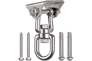 Heavy Duty 360° Swivel Swing Hanger for Hammock Chair Yoga Mount