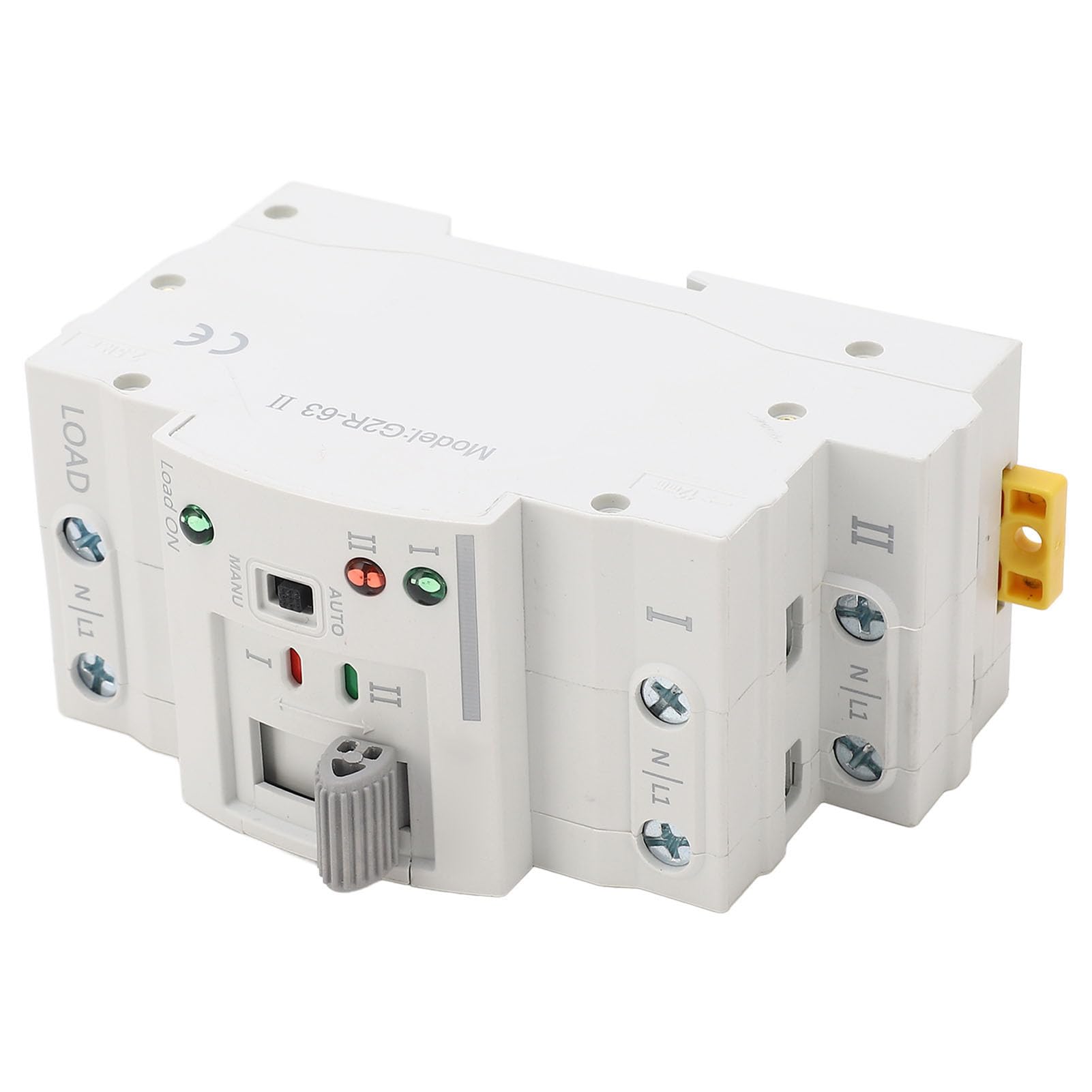 Garosa Interruttore di Trasferimento di Alimentazione 2p, Commutatore Elettrico a Commutazione Rapida Switching Switch, Adatto per il CA con Frequenza di 50/60Hz, Design Durevole, Adatto per