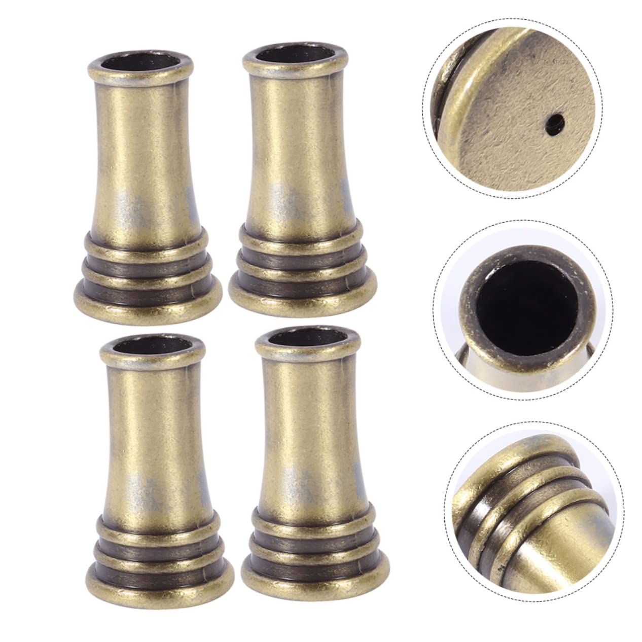 20 Pz portapenne rotondo in metallo portapenne da scrivania accessori da scrivania portapenne scrivania decorazione scrivania portapenne domestico base singola per penna in rame