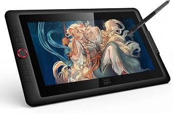 XPPen Artist 15.6 Pro V2 Tablette Graphique 15,4" Stylet X3 Pro, Noir