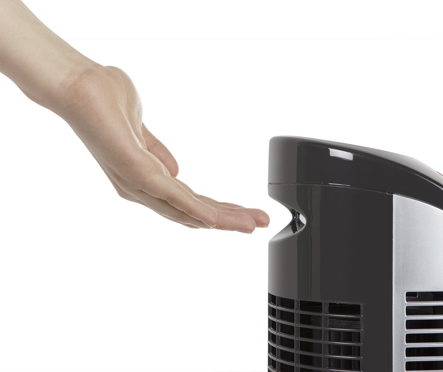 Orbegozo TWM 0975 - Ventilador de torre, 3 velocidades, mando a distancia, temporizador, oscilante, asa de transporte, 45 W, gris
