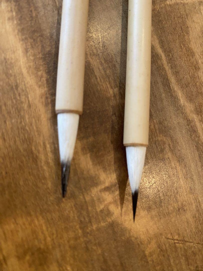 Amazon.co.jp: 浅草 宝研堂 書道 細筆 双科冩巻 品 2本 : 文房具