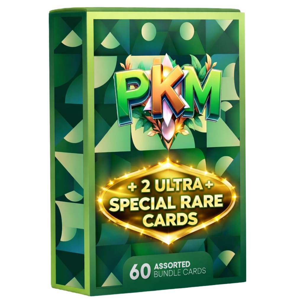 60Trading Cards Deck Box Bundle + 2 Ult Rare Cards EX GX V VMAX or FULL ART