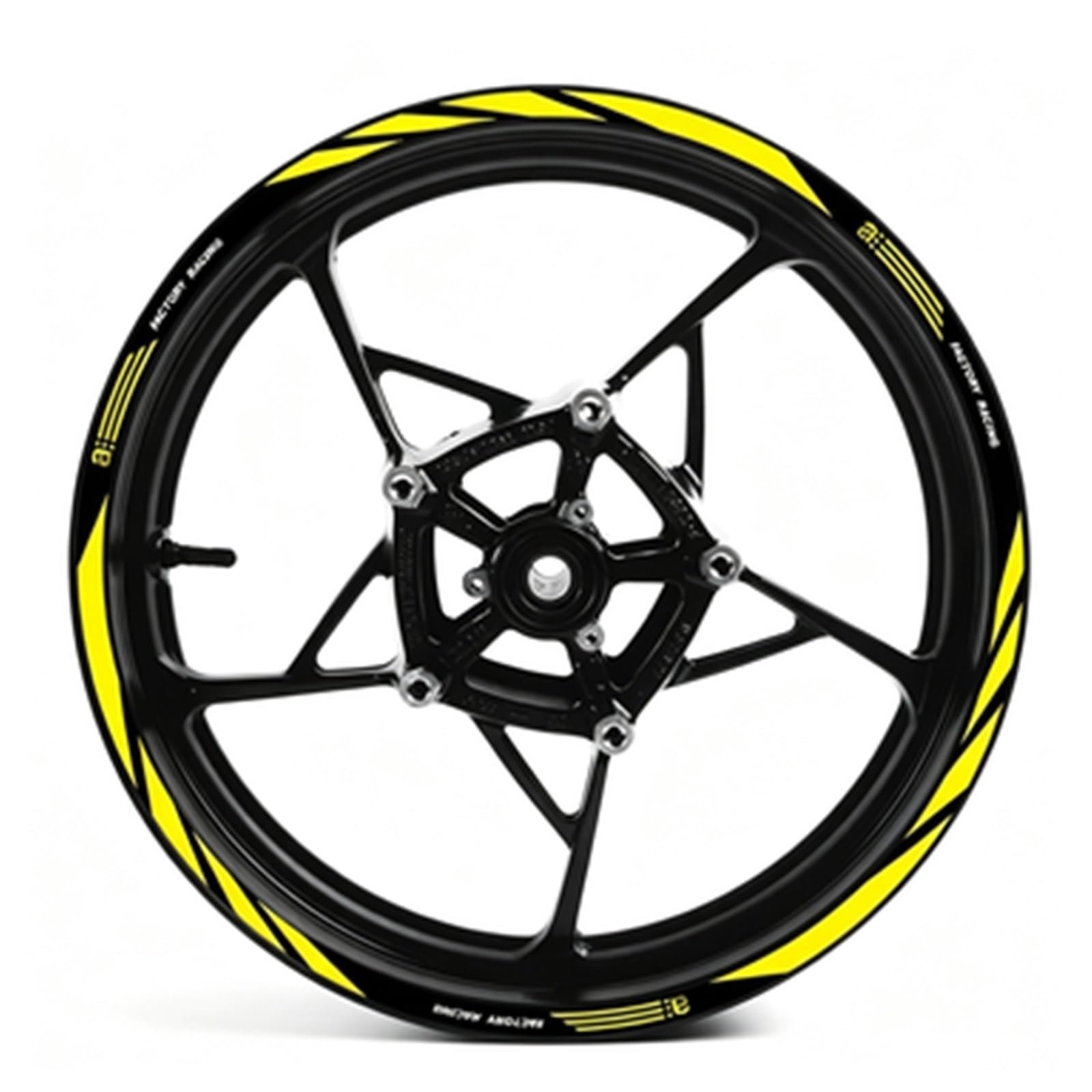 Motorcycle Wheel Sticker Rim Decals 17 Inch for Aprilia RS 457 for Tuono 660 1100 RSV4 125 GPR 150 250(Color4)