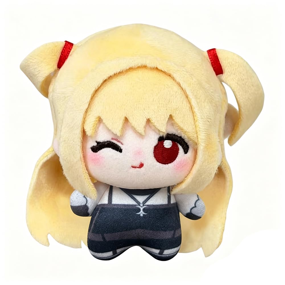 Zhongkaihua 10CM Amane Plush Pendant Anime Pillow Cushion Stuffed PP Cotton Keychain Car Bag Home Decoration Pendant for Fans