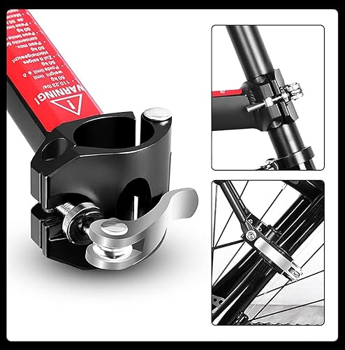 Miniatura 4 de Portaequipajes trasero ajustable para bicicletas con tablero de guardabarros montado en el marco para cargas laterales superiores más pesadas