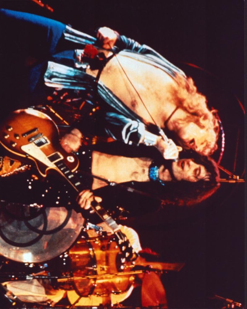 Amazon.com: Posterazzi Robert Plant And Jimmy Page On Stage Led