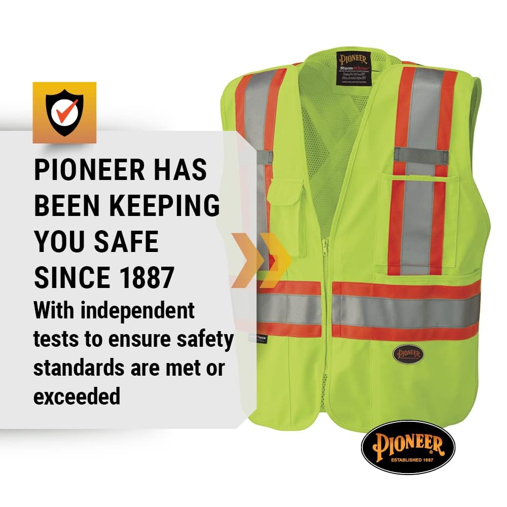 Pioneer 6937AU Break Away Chaleco con cremallera, negro, talla XS