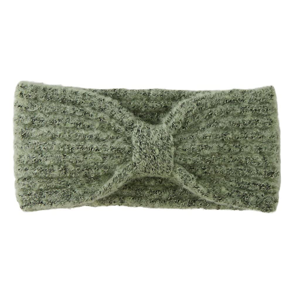 PIECES PCPYRON NOOS BC Structured Headband, Swamp, One size