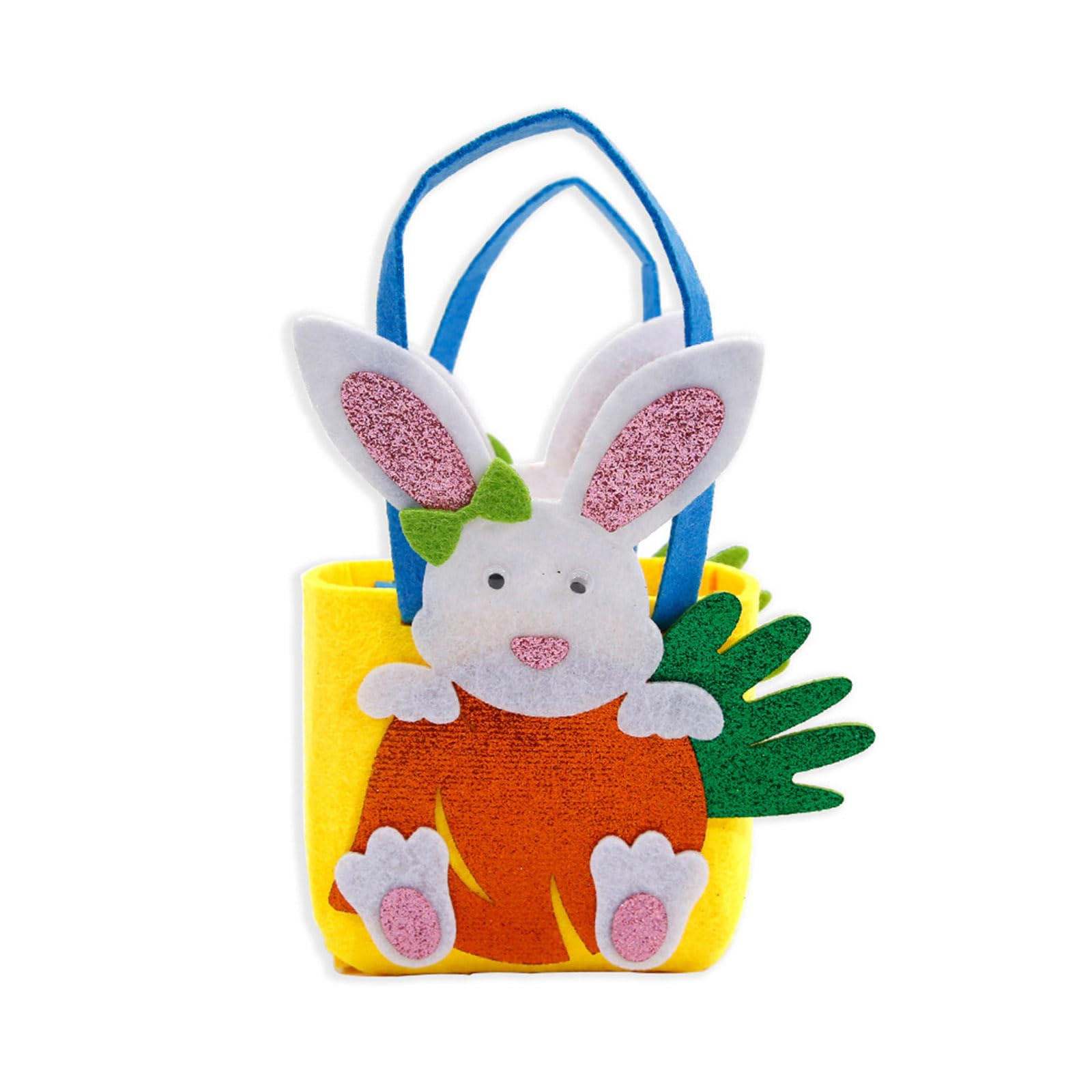 YROHGKPN Easters Gift Bags Felt Basket Treat Candy Texture Suitable for Storaging Eggs and Candy Gift