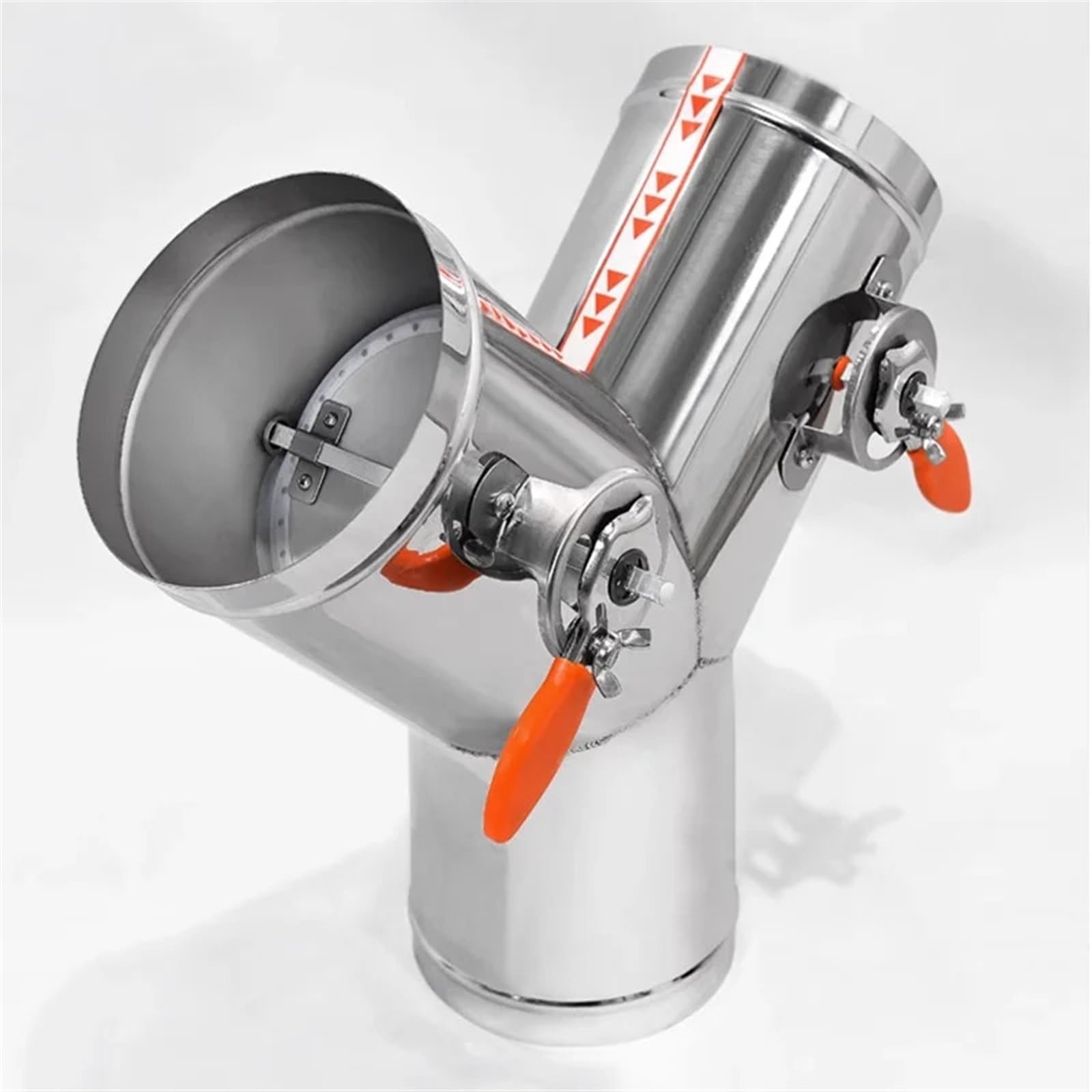 Galvanized Steel GI Duct Damper With Airfoil Blade - Manual Volume - View #3