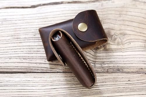 Miniatura 3 de Personalized Leather knife sheath for Swiss Army multitool, belt multitool sheath holster for Swisschamp Tinker Fieldmaster Z03-L05S