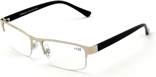 Miniatura 1 de Lente clara progresiva rectangular del metal ninguna línea lector trifocal de los vidrios de lectura