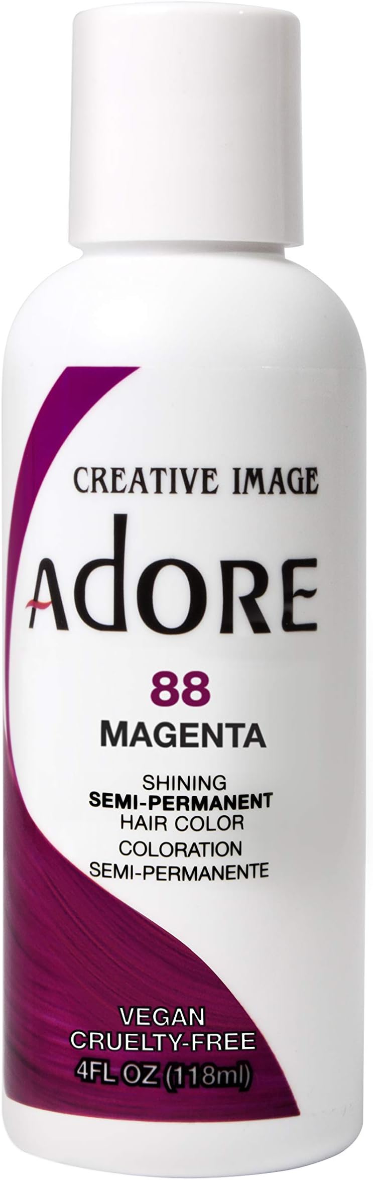 Semi-Permanent Haircolor #088 Magenta 4 Ounce (118ml) (6 Pack)