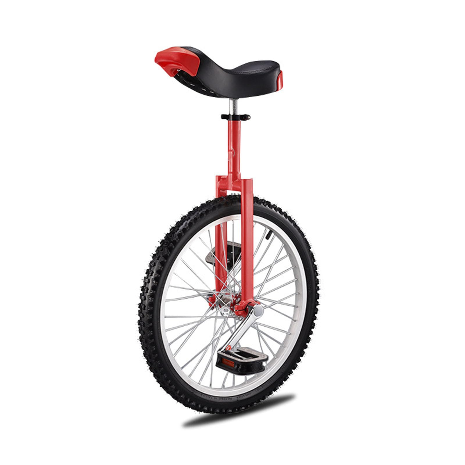 Monocycle De 20 Pouces, Vélo À Une Roue avec Pneu Étanche, Siège Réglable, Roulement Incurvé Et Silencieux, Conceptions Antidérapantes, pour Les Sports De Plein Air, Les Exercices De Fitness