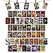 Rock Band Rock Star Rock N Roll Music Poster I 50 STÜCK Wall Collage Kit Ästhetische Bilder Collage Kleine Poster Wohnheim Schlafzimmer Wanddekor für Jugendliche 4 x 6 Zoll