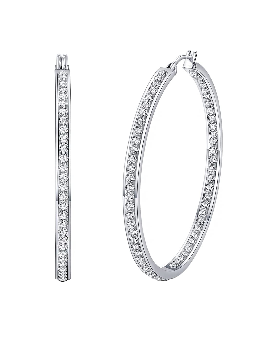 See full amazon price history chart for Yellow Chimes Earrings for Women Fashion White Crystal Hoops | Rhodium Plated Silver Big Hoops Earrings for Girls | Birthday Gift for Girls & Women Anniversary Gift for Wife Yellow Chimes Earrings for Women Fashion White Crystal Hoops | Rhodium Plated Silver Big Hoops Earrings for Girls | Birthday Gift for Girls & Women Anniversary Gift for Wife (B09P5CTK2D) Amazon Price History, Amazon Price Tracker