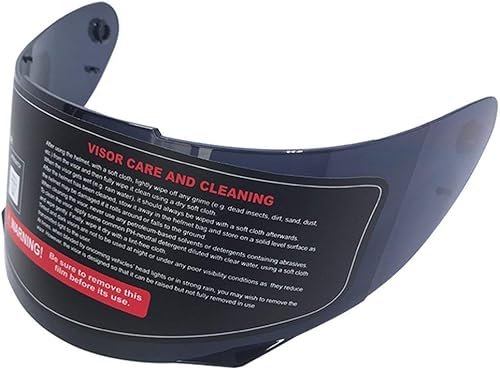 ILM - Casco integral para motocicleta urbana con bufanda de invierno extraíble, 2 viseras, aprobado por DOT