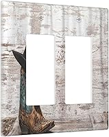 Vista 104 de Puerta de castillo de madera de mediados de siglo, estilo griego, cubierta de interruptor de luz de palanca individual, placa decorativa de pared