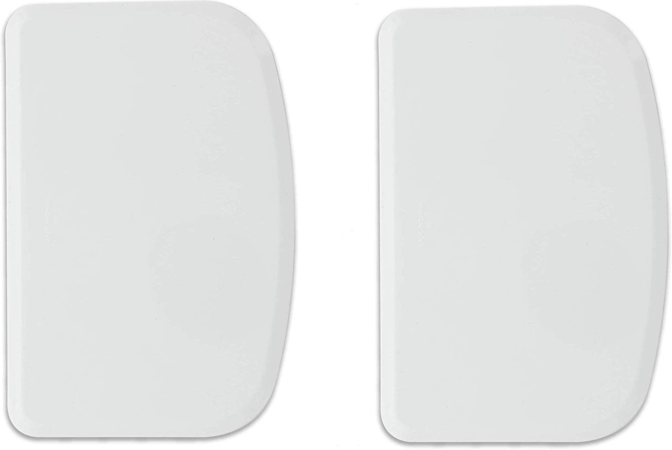 Sourdough Plastic Bench Dough Scraper Bowl Flexible Food-safe Cutter Flexible Multipurpose Good Grip Curved and Flat Edge Dough Food Scrapers for Kitchen Bread Dough Cake Fondant Icing 2 Pack