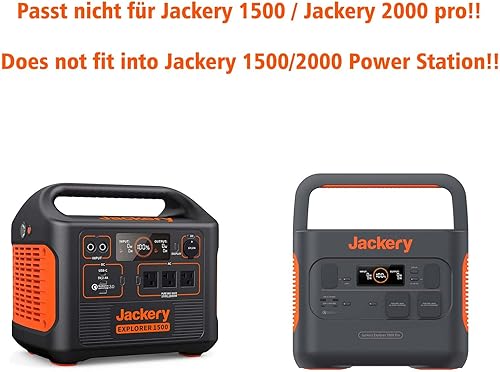 Miniatura 9 de DC 0.315 in macho a DC 0.217 in x 0.083 in hembra adaptador para central eléctrica de respaldo portátil Jackery Explorer Rockpal Bluetti Milin