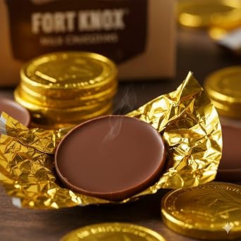 Milk Chocolate Coins, 1 lb Bag, Foil Wrapped, Individually Wrapped Candy for Mothers Day Gift Bags, Party Favors, and Candy Buffets