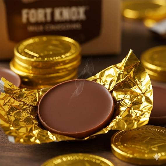 Milk Chocolate Coins, 1 lb Bag, Foil Wrapped, Individually Wrapped Candy for Mothers Day Gift Bags, Party Favors, and Candy Buffets