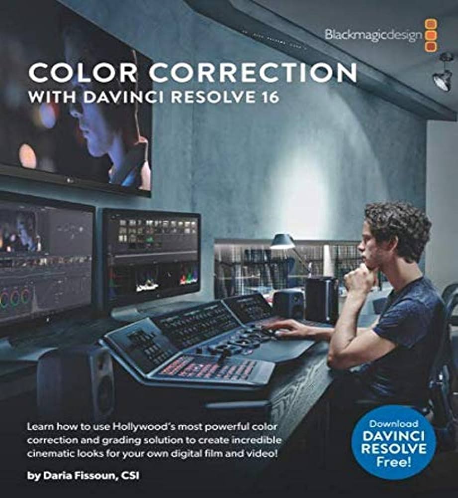 DAVINCH RESOLVE 16 STUDIO +カラグレ参考書＋ステッカー Color Correction with DaVinci Resolve 16: Fissoun, Daria