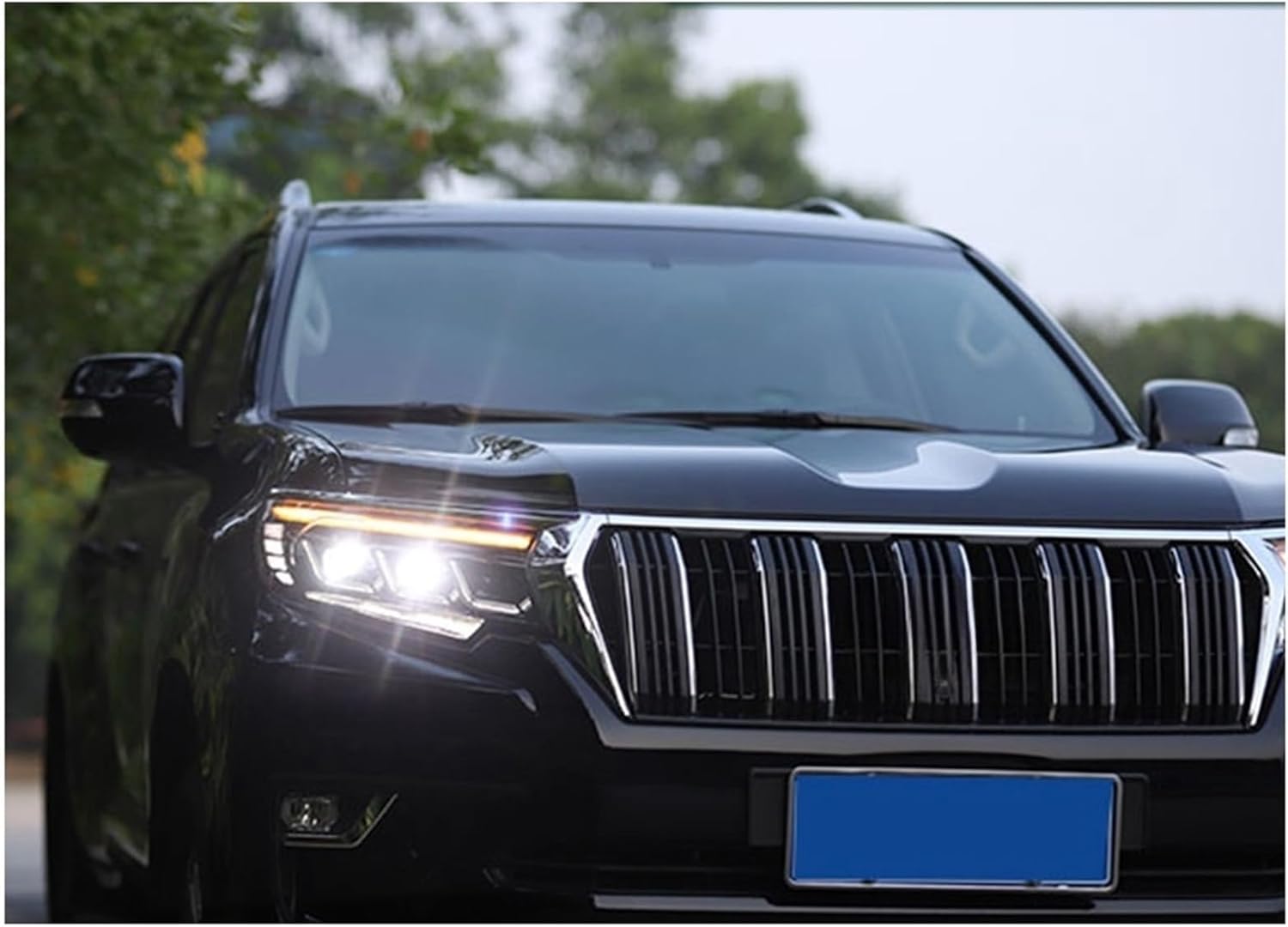 Headlights For Toyota Prado 2018-2020 LC150 DRL Head Lamp Bi Xenon Bulb Fog Lights Tuning Car Accessory