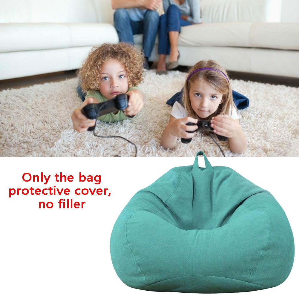 NANANA Sofabezug Lazy Sofa Sitzsack, Sitzsack Stuhl Sofabezug Lazy Lounger Bezug Abnehmbarer Lazy Sofa Sitzsack, Ohne Füllstoff, Oxford Fabric Furniture Schlafzimmer, 4 Größen,Color11,L