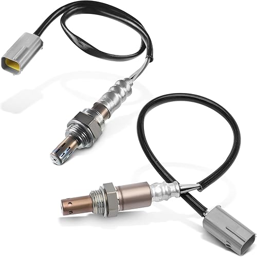 A-Premium Sensor de oxígeno O2 compatible con Nissan Altima 2007-2013, Rogue 2008-2013, 2.5L, aguas arriba y aguas abajo, juego de 2 piezas,