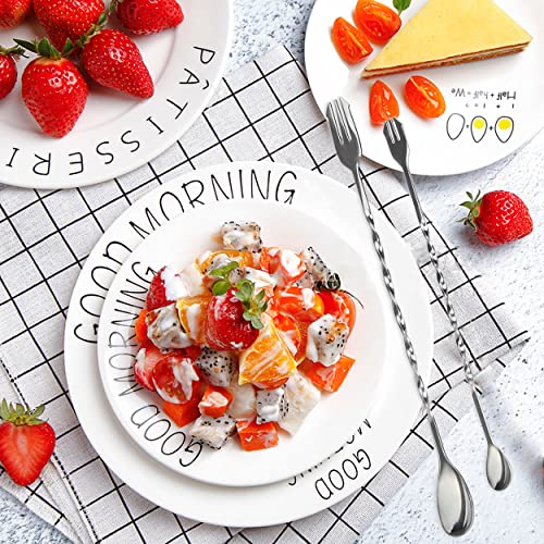 4 Stück Cocktail Rührlöffel Lang Cocktaillöffel Gedreht Mischen Bar Löffel Edelstahl Rührlöffel Multifunktions Lang… - Image 6