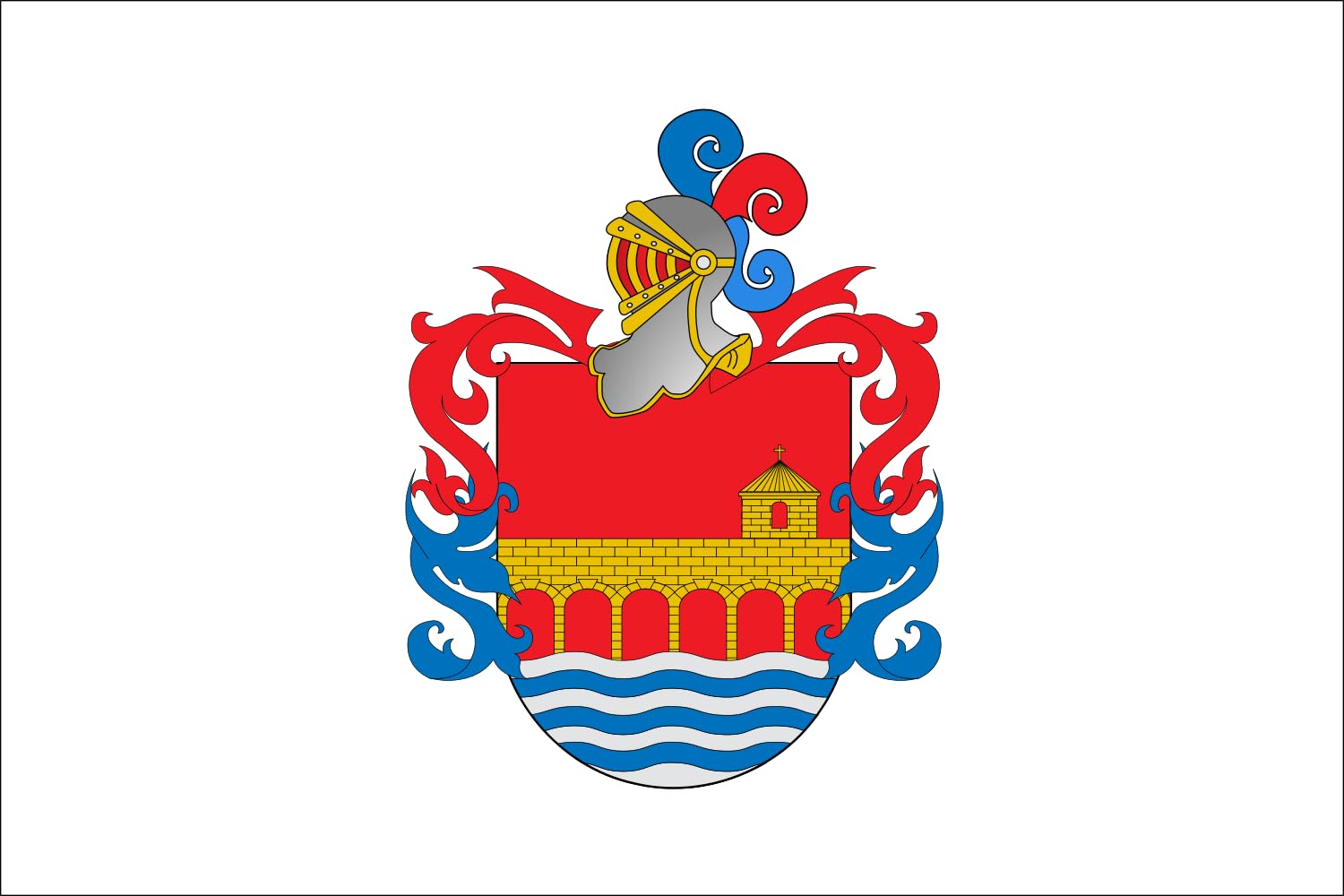 Drapeau Caparroso pour décoration de fête et événement