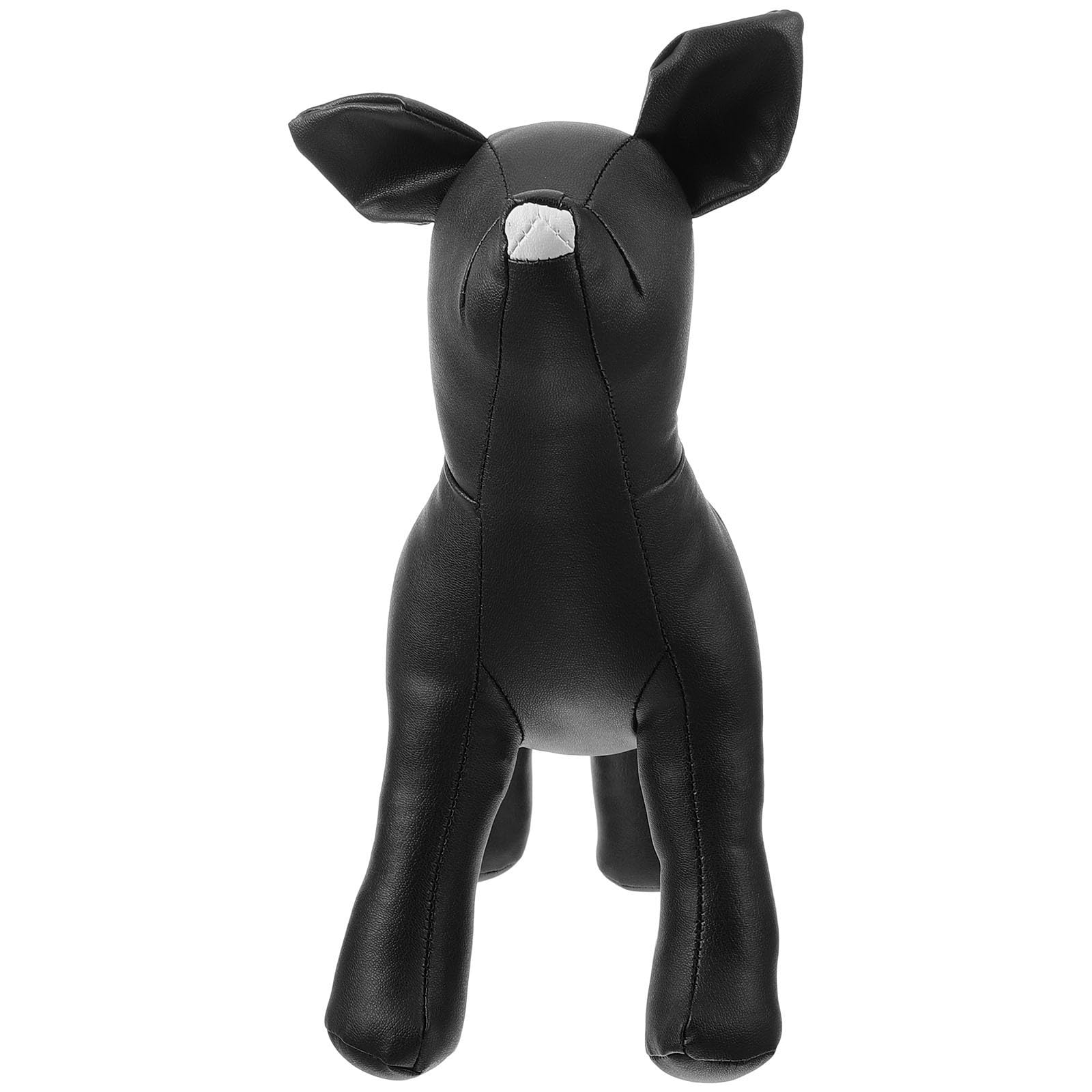 Support robuste mannequin de chien bouledogue français exposition magasin vêtements