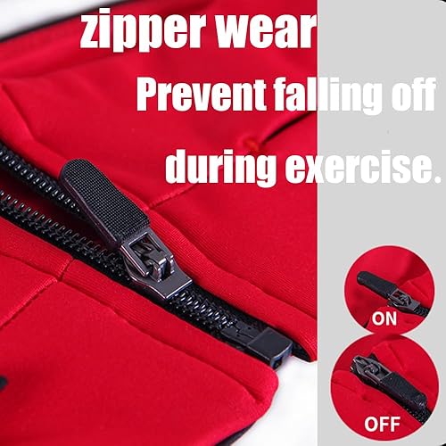 Miniatura 5 de Cinturón para correr para mujeres y hombres, riñonera para corredores. Bolsillos con cremalleras. Cinturón de dinero oculto para viajes. Cintura